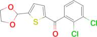 2-(2,3-Dichlorobenzoyl)-5-(1,3-dioxolan-2-yl)thiophene