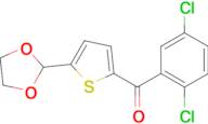 2-(2,5-Dichlorobenzoyl)-5-(1,3-dioxolan-2-yl)thiophene