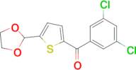 2-(3,5-Dichlorobenzoyl)-5-(1,3-dioxolan-2-yl)thiophene