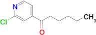 2-Chloro-4-hexanoylpyridine