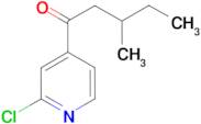 2-Chloro-4-pyridyl 2-methylbutyl ketone