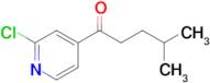 2-Chloro-4-pyridyl 3-methylbutyl ketone