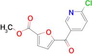 2-chloro-5-(5-methoxycarbonyl-2-furoyl)pyridine