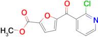 2-chloro-3-(5-methoxycarbonyl-2-furoyl)pyridine