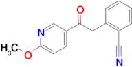 2-Methoxy-5-(2-cyanophenylacetyl)pyridine