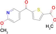 Methyl 5-(6-methoxynicotinoyl) thiophene-2-carboxylate