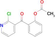 3-(2-Acetoxybenzoyl)-2-chloropyridine