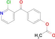 3-(4-Acetoxybenzoyl)-2-chloropyridine