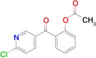5-(2-Acetoxybenzoyl)-2-chloropyridine