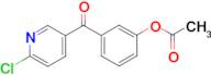 5-(3-Acetoxybenzoyl)-2-chloropyridine