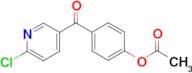 5-(4-Acetoxybenzoyl)-2-chloropyridine