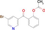 3-(2-Acetoxybenzoyl)-5-bromopyridine