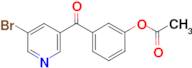 3-(3-Acetoxybenzoyl)-5-bromopyridine