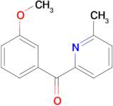 2-(3-Methoxybenzoyl)-6-methylpyridine