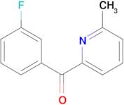 2-(3-Fluorobenzoyl)-6-methylpyridine