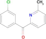 2-(3-Chlorobenzoyl)-6-methylpyridine