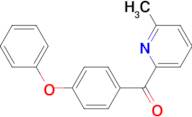 6-Methyl-2-(4-phenoxybenzoyl)pyridine