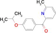 2-(4-Isopropoxybenzoyl)-6-methylpyridine