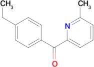 2-(4-Ethylbenzoyl)-6-methylpyridine