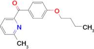 2-(4-Butoxybenzoyl)-6-methylpyridine