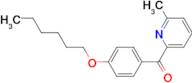 2-(4-Hexyloxybenzoyl)-6-methylpyridine