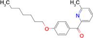 2-(4-Heptyloxybenzoyl)-6-methylpyridine