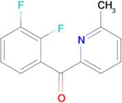 2-(2,3-Difluorobenzoyl)-6-methylpyridine