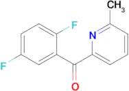 2-(2,5-Difluorobenzoyl)-6-methylpyridine