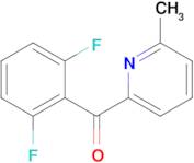 2-(2,6-Difluorobenzoyl)-6-methylpyridine