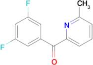 2-(3,5-Difluorobenzoyl)-6-methylpyridine