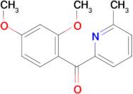 2-(2,4-Dimethoxybenzoyl)-6-methylpyridine