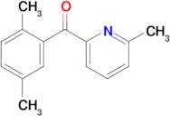 2-(2,5-Dimethylbenzoyl)-6-methylpyridine