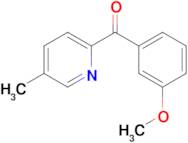 2-(3-Methoxybenzoyl)-5-methylpyridine