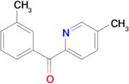 2-(3-Methylbenzoyl)-5-methylpyridine