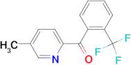 5-Methyl-2-(2-trifluoromethylbenzoyl)pyridine