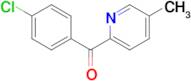 2-(4-Chlorobenzoyl)-5-methylpyridine