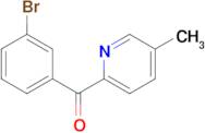 2-(3-Bromobenzoyl)-5-methylpyridine