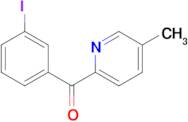 2-(3-Iodobenzoyl)-5-methylpyridine