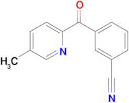 2-(3-Cyanobenzoyl)-5-methylpyridine