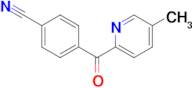 2-(4-Cyanobenzoyl)-5-methylpyridine
