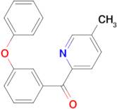 5-Methyl-2-(3-phenoxybenzoyl)pyridine