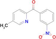 5-Methyl-2-(3-nitrobenzoyl)pyridine