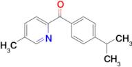 2-(4-Isopropylbenzoyl)-5-methylpyridine