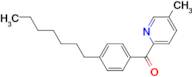 2-(4-Heptylbenzoyl)-5-methylpyridine