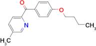 2-(4-Butoxybenzoyl)-5-methylpyridine