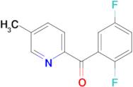 2-(2,5-Difluorobenzoyl)-5-methylpyridine