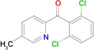 2-(2,6-Dichlorobenzoyl)-5-methylpyridine