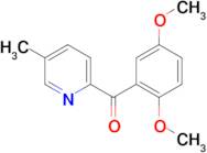 2-(2,5-Dimethoxybenzoyl)-5-methylpyridine