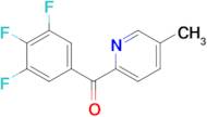 5-Methyl-2-(3,4,5-trifluorobenzoyl)pyridine