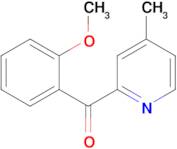 2-(2-Methoxybenzoyl)-4-methylpyridine